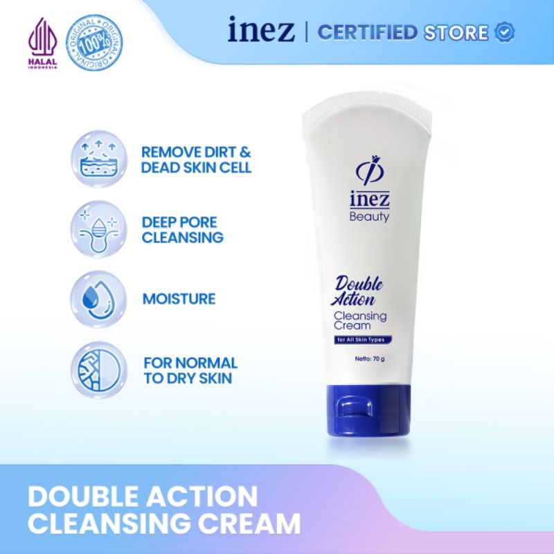 Inez Surabaya - Double Action Cleansing Cream | Pembersih Wajah Inez