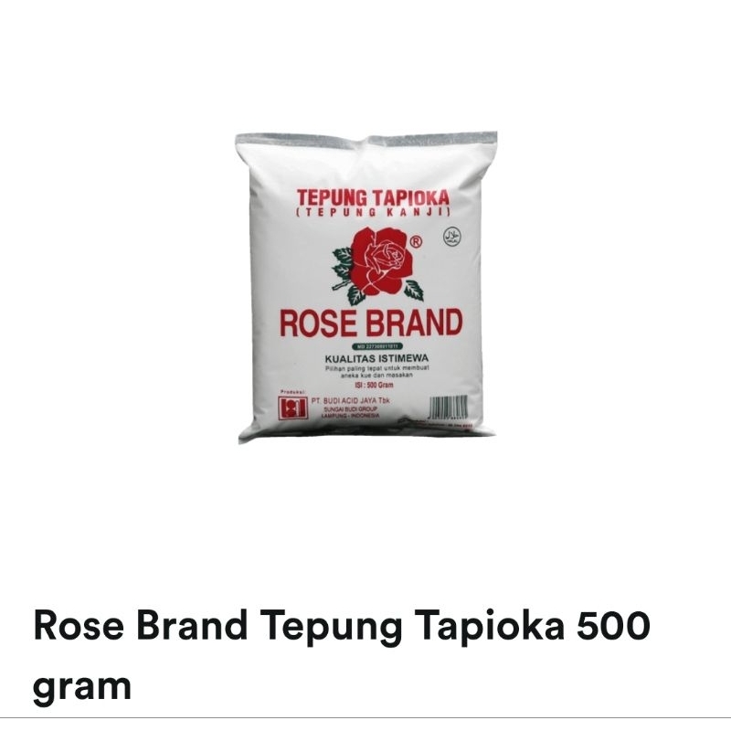 

rose brand tepung tapioka 500gr