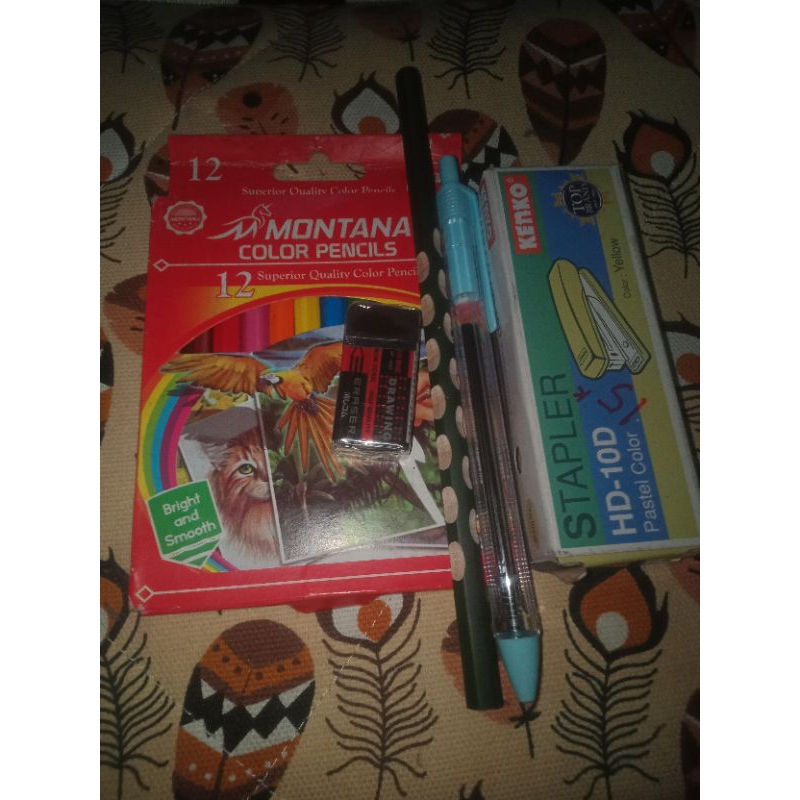 

satu set alat tulis