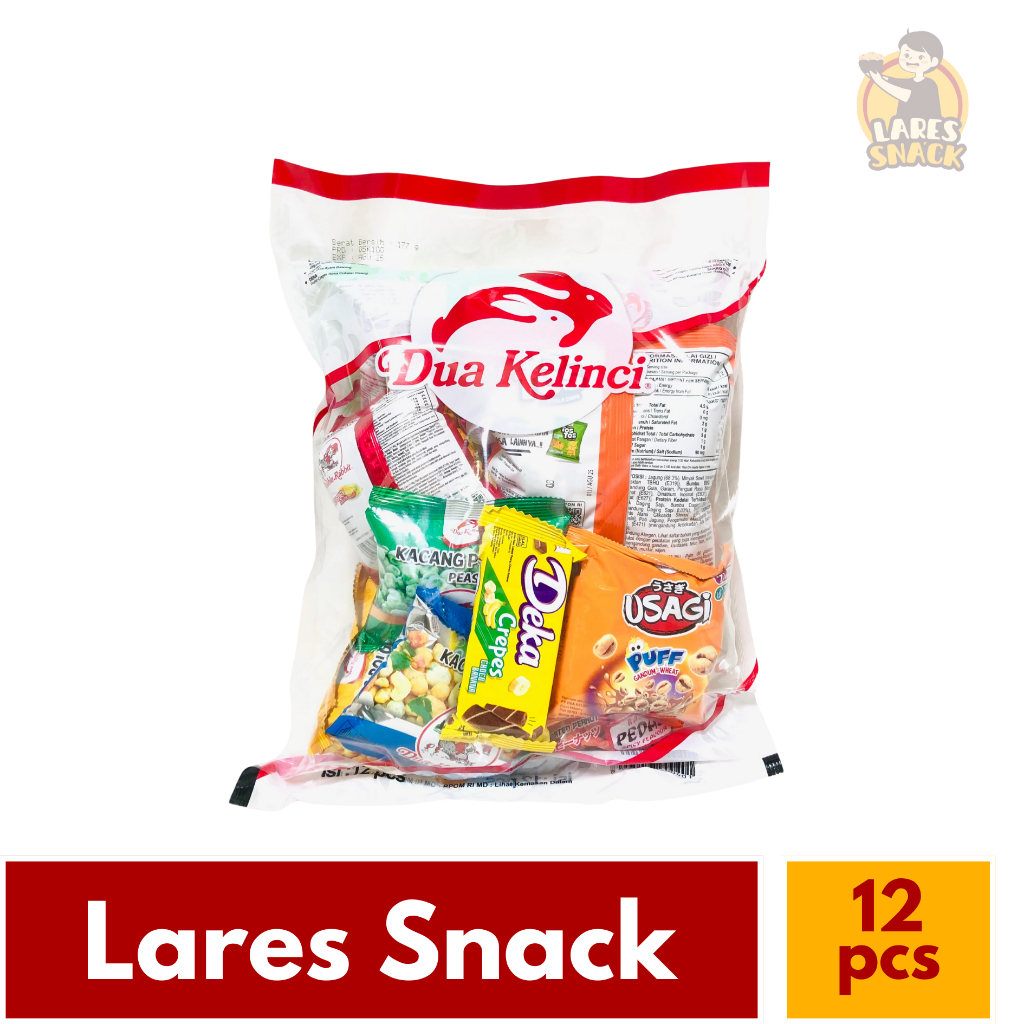 

Dua Kelinci Snack Mix Party Size 1 Pack Isi 12 Pcs