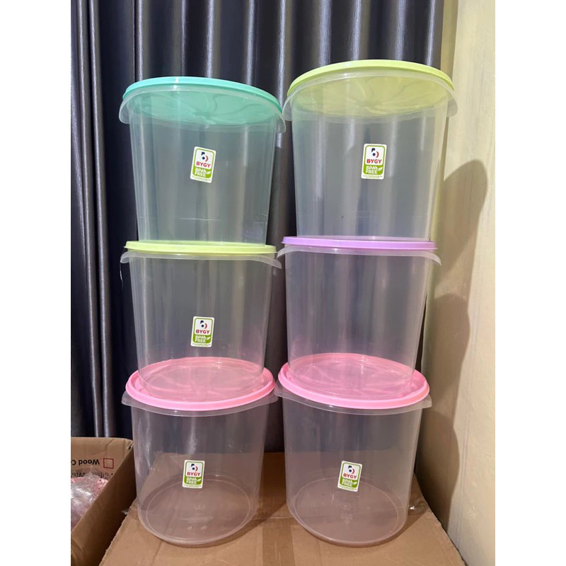 6 pcs Toples Bening 5lt biggy/toples peyek/toples kerupuk/toples serbaguna