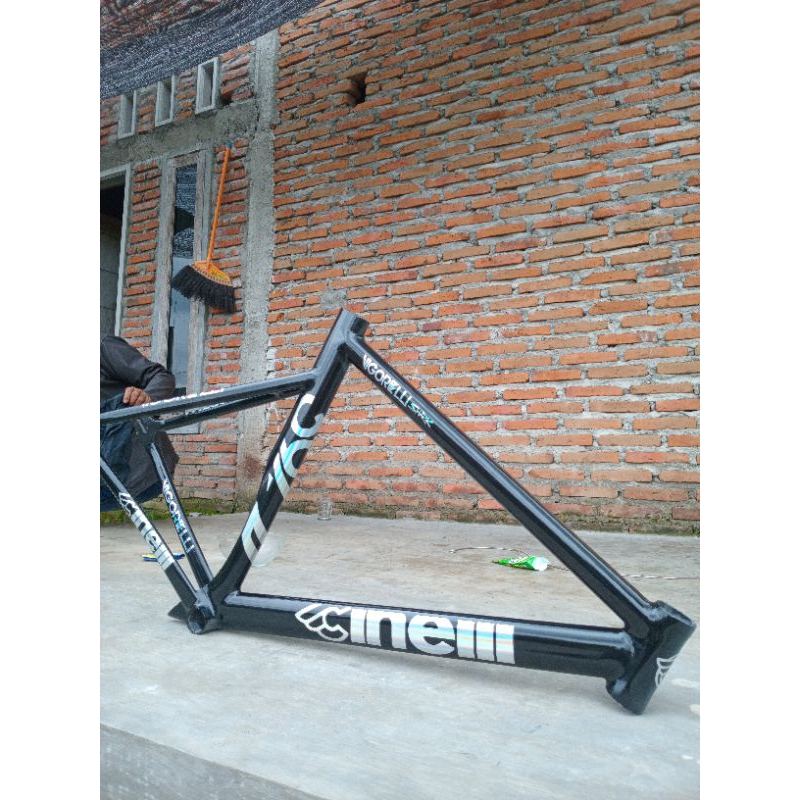 frameset cinelli custom steel