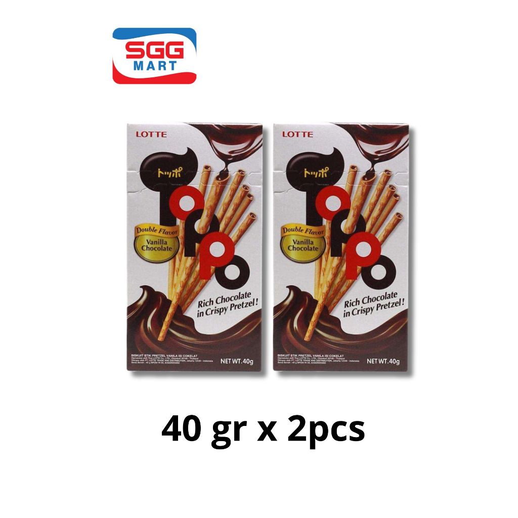 

Toppo Vanilla Cokelat 40gr x 2pcs