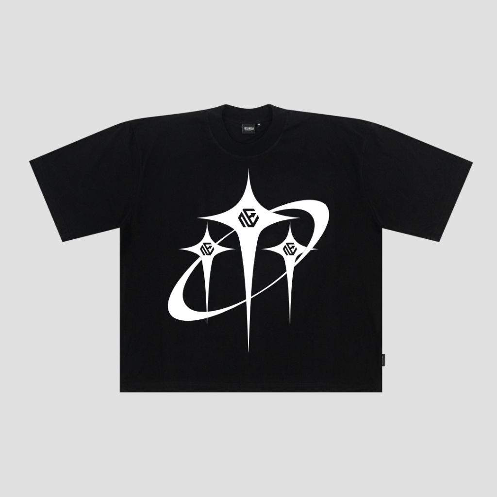 Newego Apparel Boxy Fit Tshirt Hyperpop Black