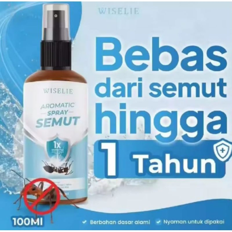 Wiselie Anti Semut Aromatic Spray Kemasan 100ML Penghilang Semut Efektif Pengusir Semut Aman dan Ala
