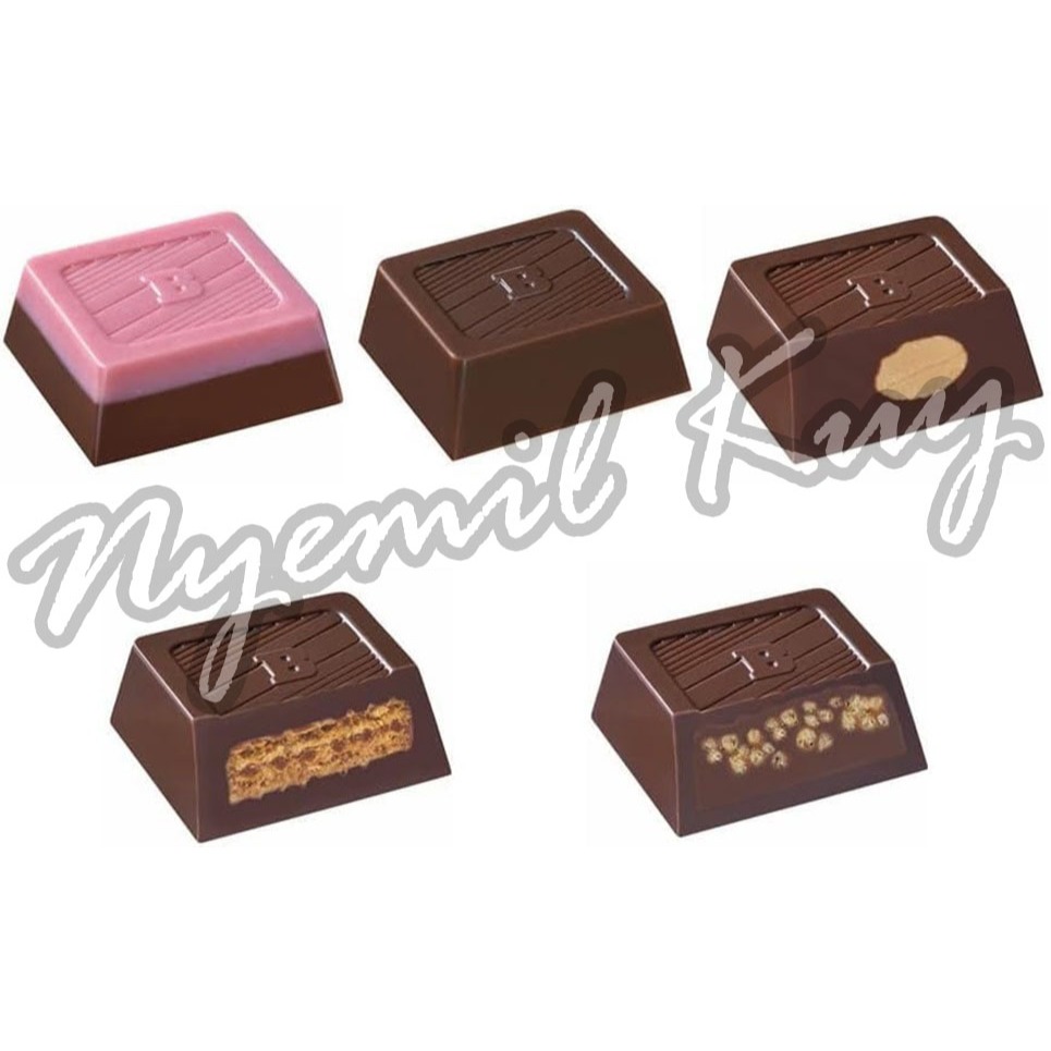

QH Bourbon Mini Bit Assort Chocolate Japan - Bourbon Cokelat Compound Aneka Rasa - Coklat Jepang