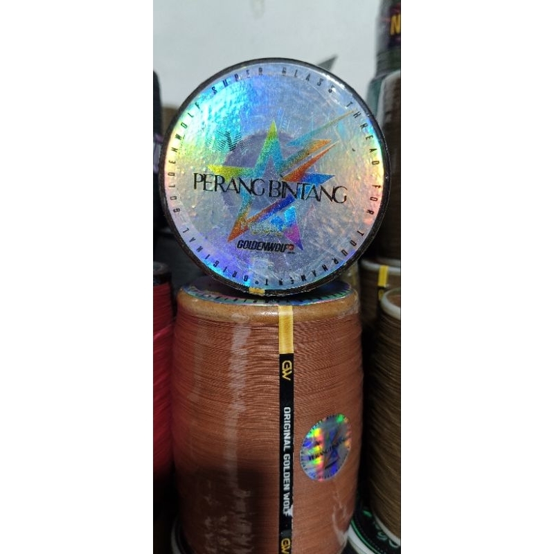 GELASAN MOLOR 022 INDACHI PROMO  1 Klos PERANG BINTANG  GOLDEN WOLF FOR PLAYER 6000 Yard KLOS KAYU L