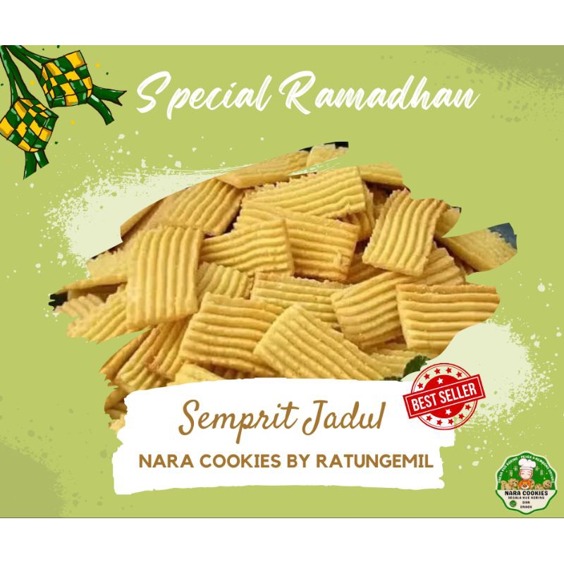 

Kue Semprit Jadul Nara Cookies By Ratu ngemil HOMEMADE Toples 500gr