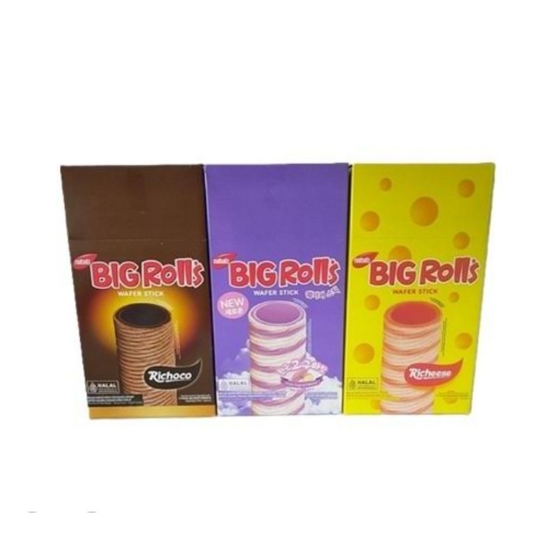 

Nabati Big Roll wafer stick richeese wafer stick Richoco isi 20 pc