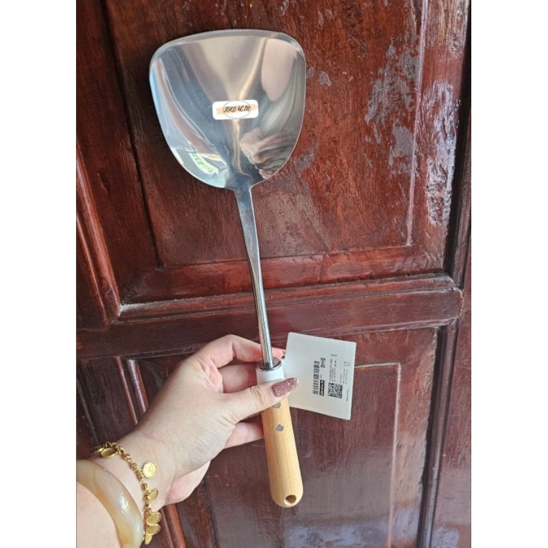 Vardagen spatula untuk wajan, spatula serbaguna, spatula besi, sutil, alat masak, spatula