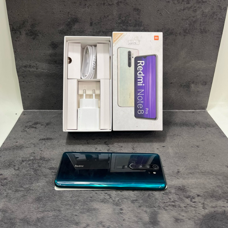 Redmi Note 8 Pro 6/64gb Fullset Second Garansi Resmi