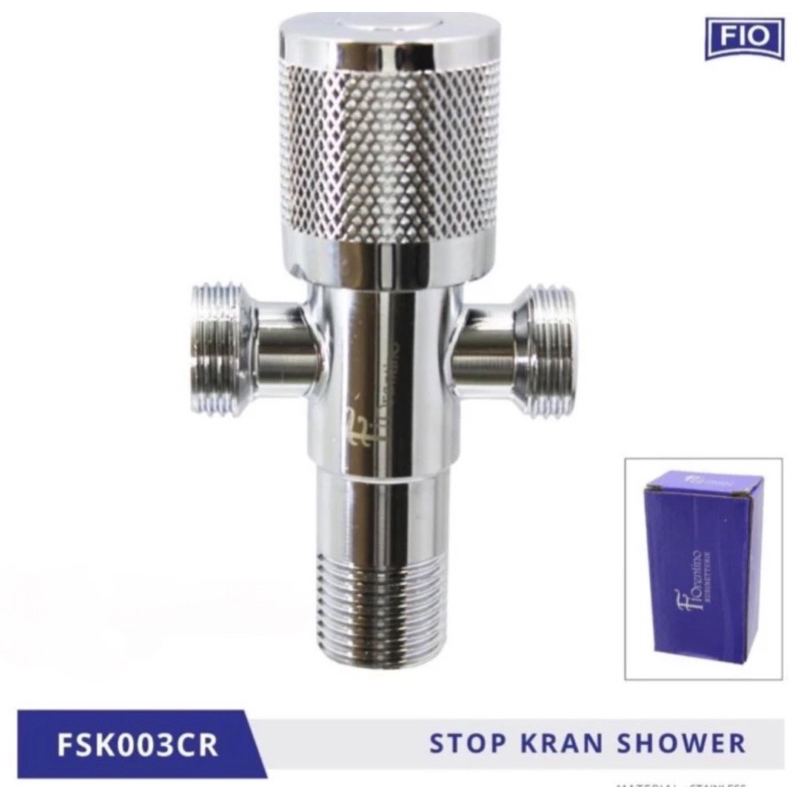 stop kran/keran shower closet/stop kran shower type F dan stop kran cabang tee T toilet 1/2 inci /st