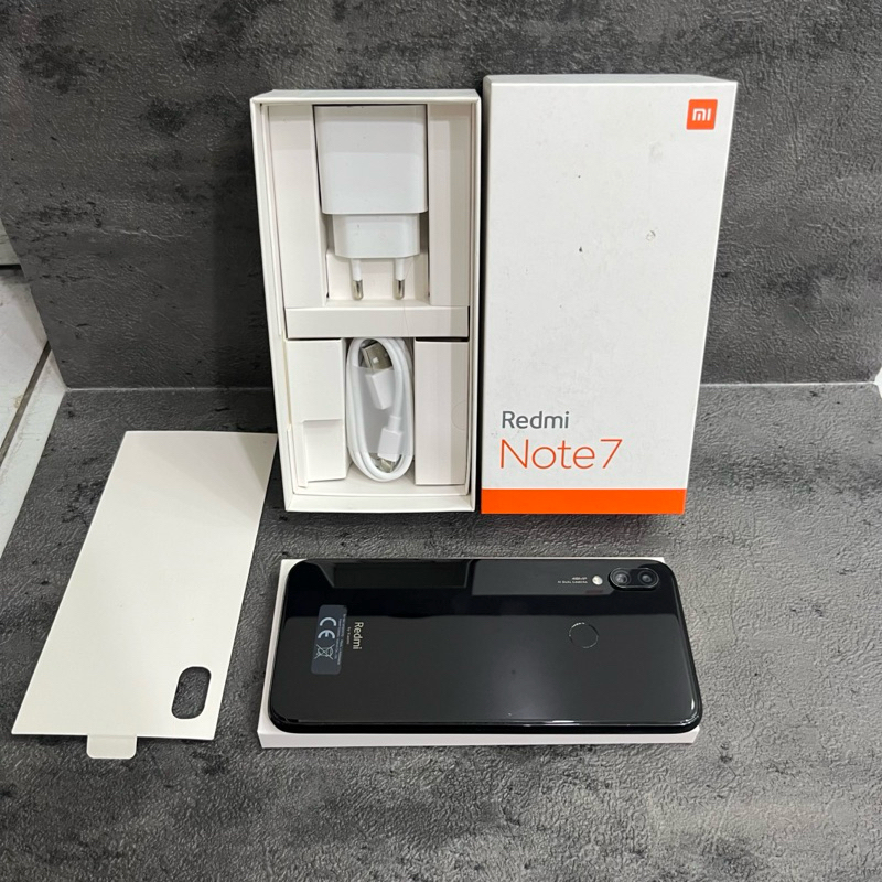 Redmi Note 7 4/64gb Fullset Second Garansi Resmi