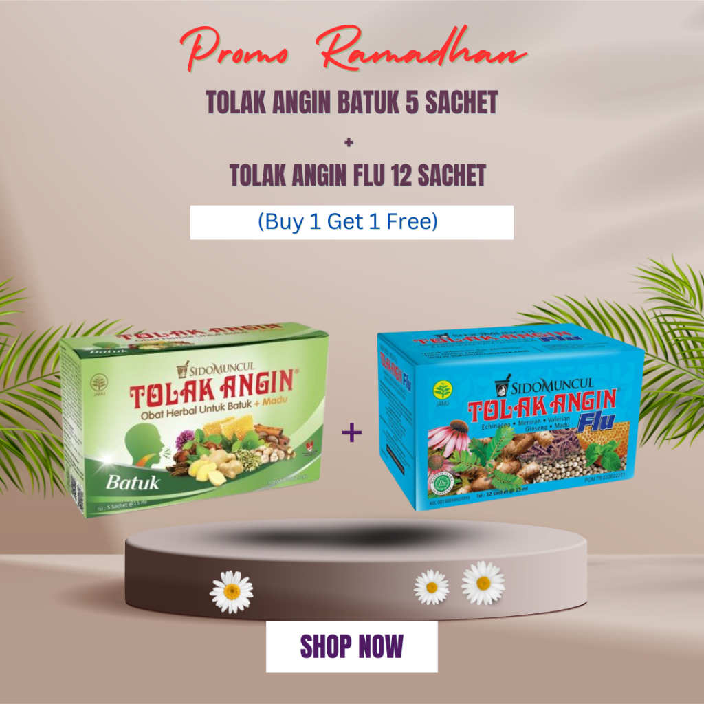 TOLAK ANGIN BATUK 5 SACHET + TOLAK ANGIN FLU 12 SACHET - Herbal