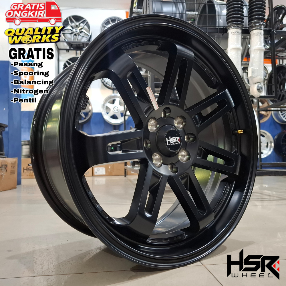 Hsr Wheel Daimon Ring 17 Velg Racing Mobil Avanza, Xenia, Livina, Fiesta