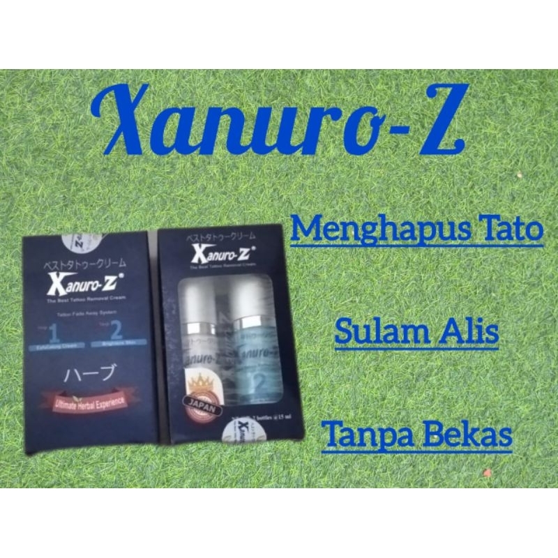 ( 2 Paket) Xanuro Z Penghapus Tato Penghilang Sulam Alis dan Sulam Eyeliner Permanen