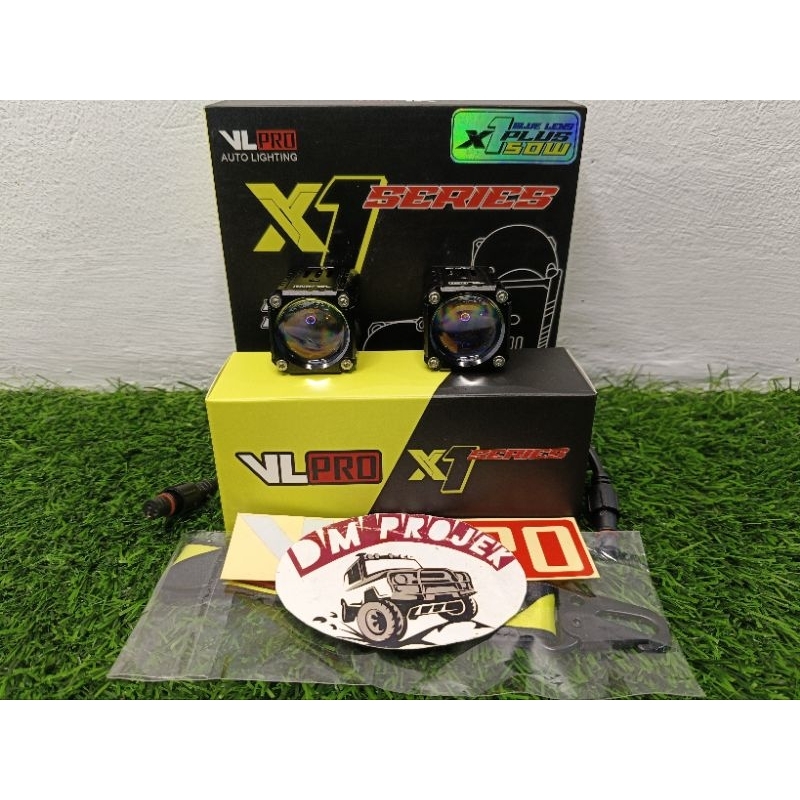 mini laser vlpro x1 plus 50 wat original sinar putih kuning & kuning putih projie 1 mata lampu Grill
