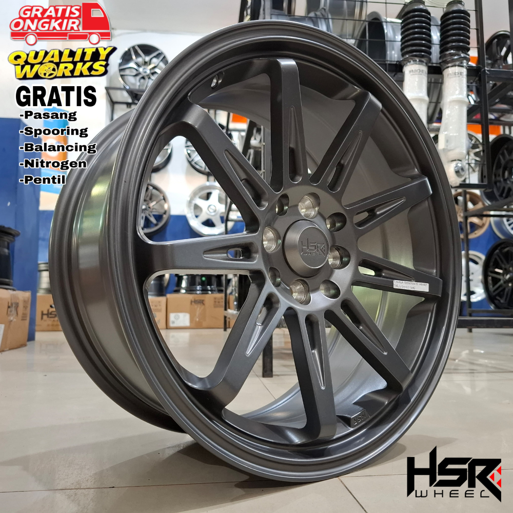 Velg Racing Mobil City, Vios, Ring 17 Velg Modifikasi Jdm Hsr Wheel Tikala