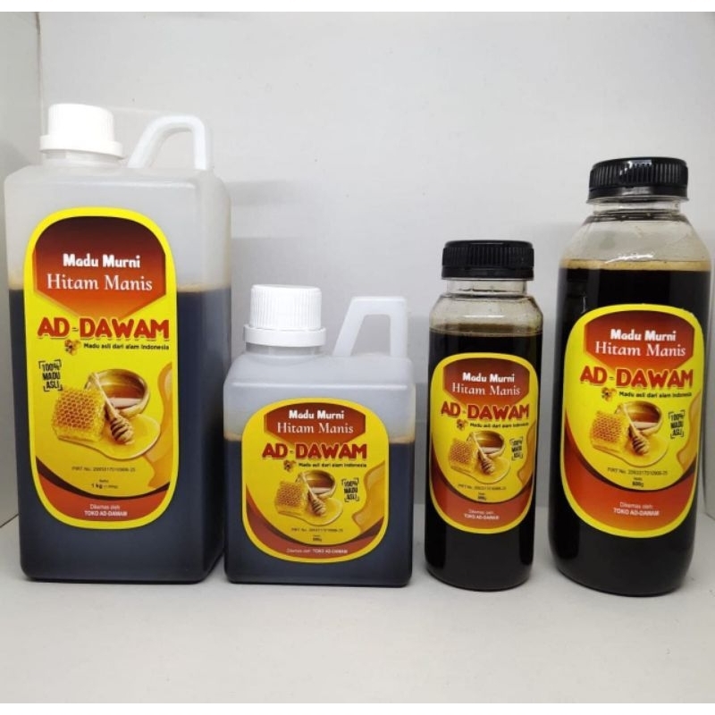 

MADU HITAM MANIS | 100% MURNI | SUDAH SERTIFIKASI HALAL