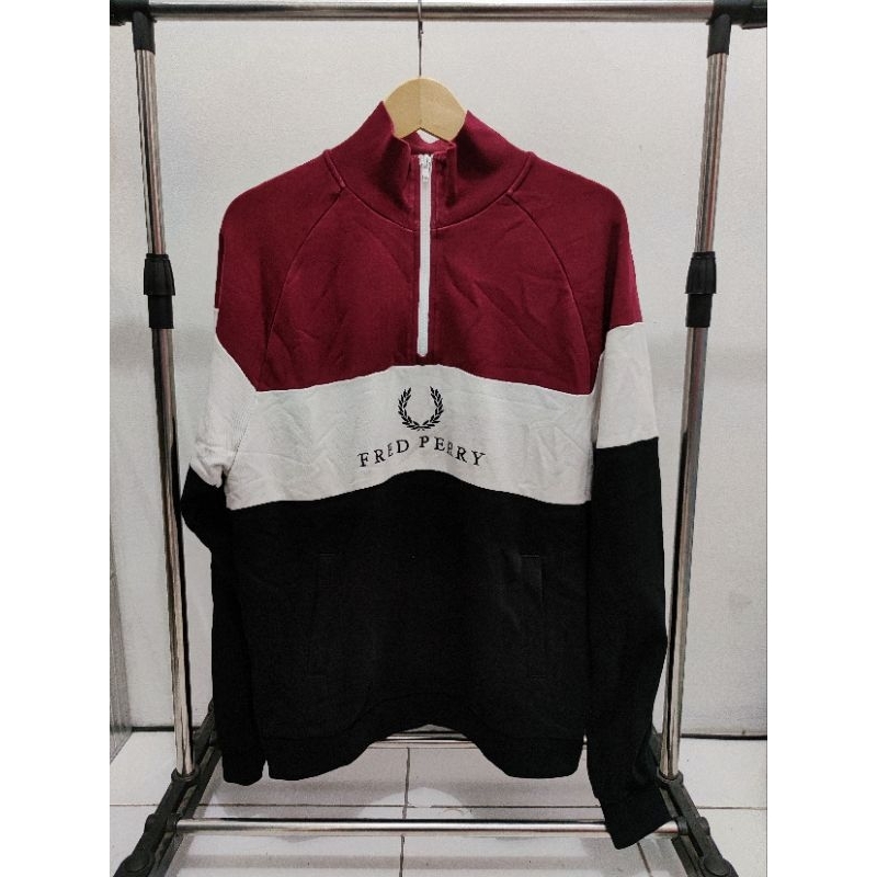 CN Fred Perry Half Zipper Three tones colours