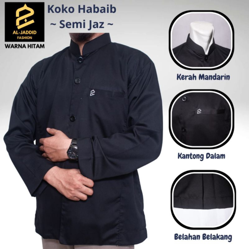 Baju Muslim Pria Koko Habaib Toyobo Fodu