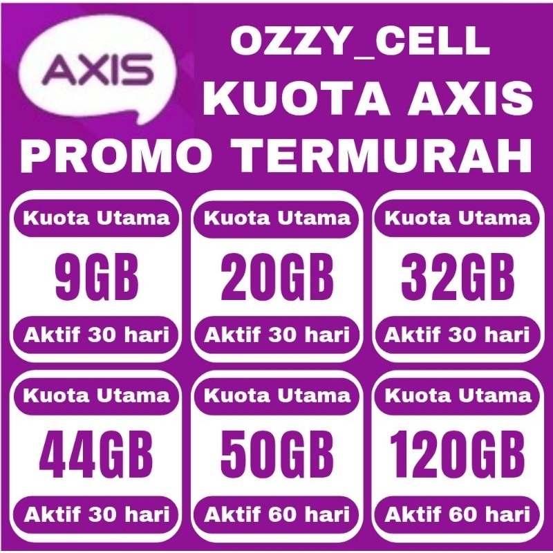 Isi Ulang Kuota Axis Aigo Bronet