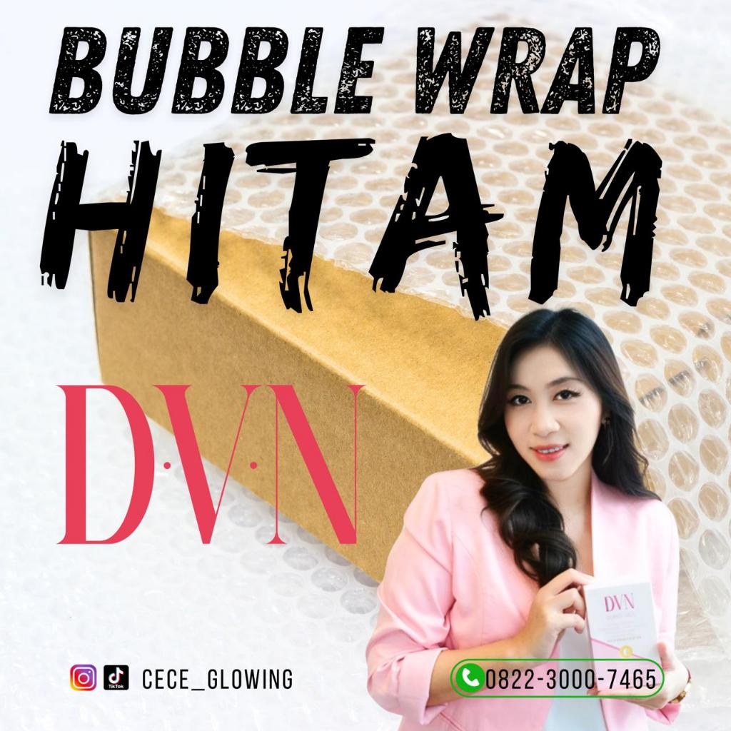 

Buble wrap hitam DVN Collagen