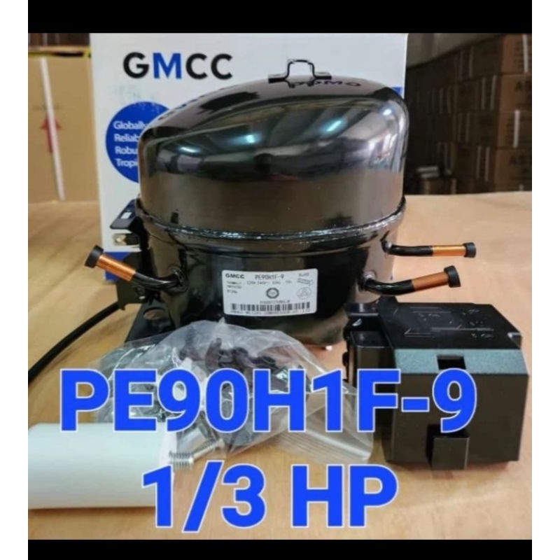 KOMPRESOR KULKAS 2 PINTU Sharp original GMCC PE90H1F-9 1/3 HP