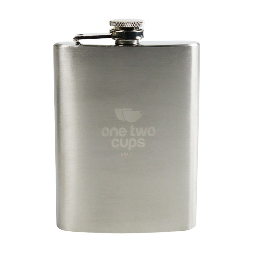 BOTOL MINUM WINE BIR HIP FLASK STAINLESS STEEL 8oz