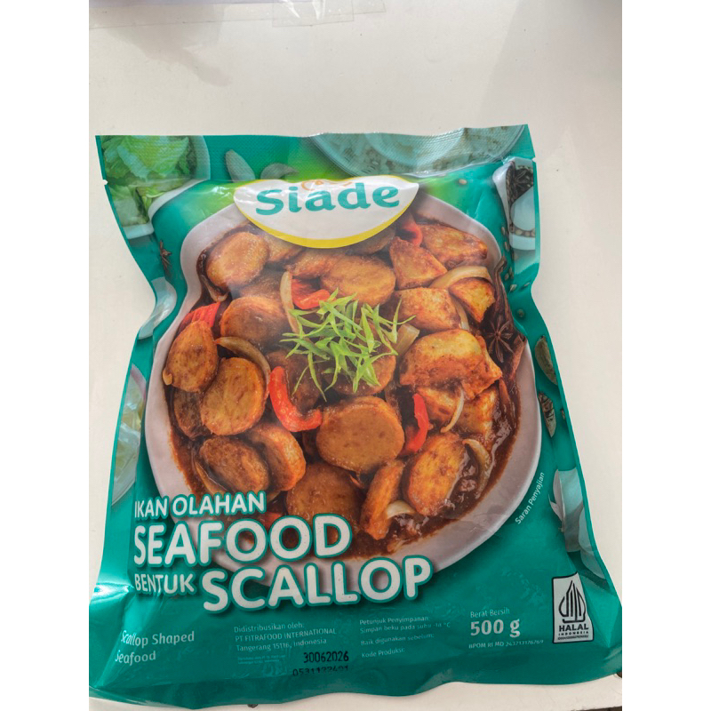 

Siade scallop 500 gr