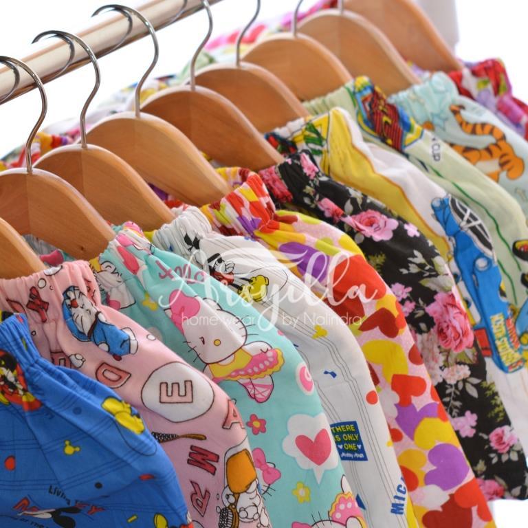 Celana pendek Anak Perempuan kolor Santai Motif kartun random 1-10 tahun celana kolor anak