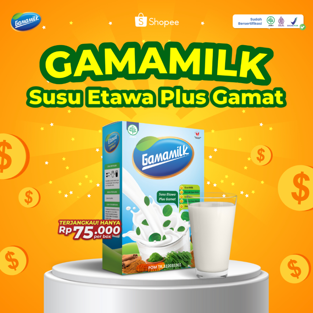 

GAMAMILK Susu Kambing Etawa - Plus Ekstrak Gamat - Original Produk Asli
