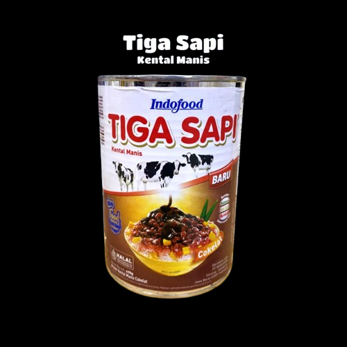 

Susu Kental Manis Tiga Sapi Indofood Cokelat Kaleng 490gr/Susu Kental Manis untuk Es Buah dan Makanan, Minuman lainnya