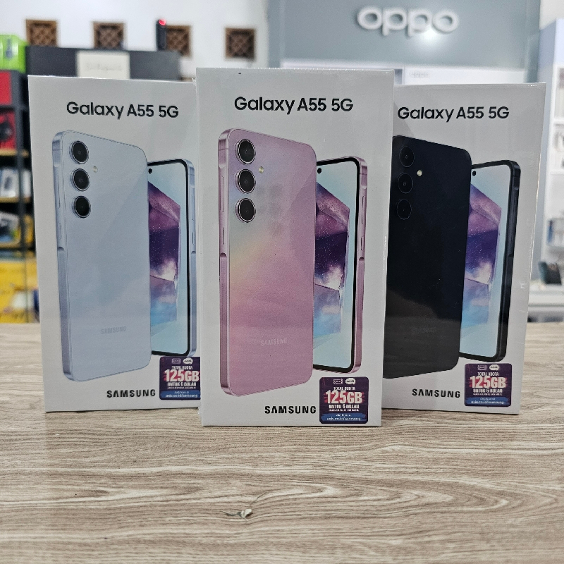 SAMSUNG A55 5G 8/256GB baru dan bekas