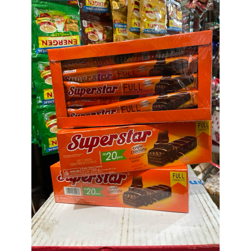 

Promo !!! Superstar Triple Chocolate 1box isi 20 pcs
