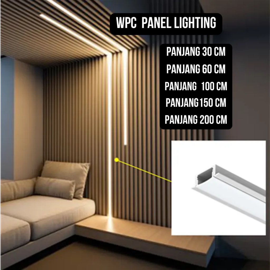 wpc panel lighting/Lampu Led WPC