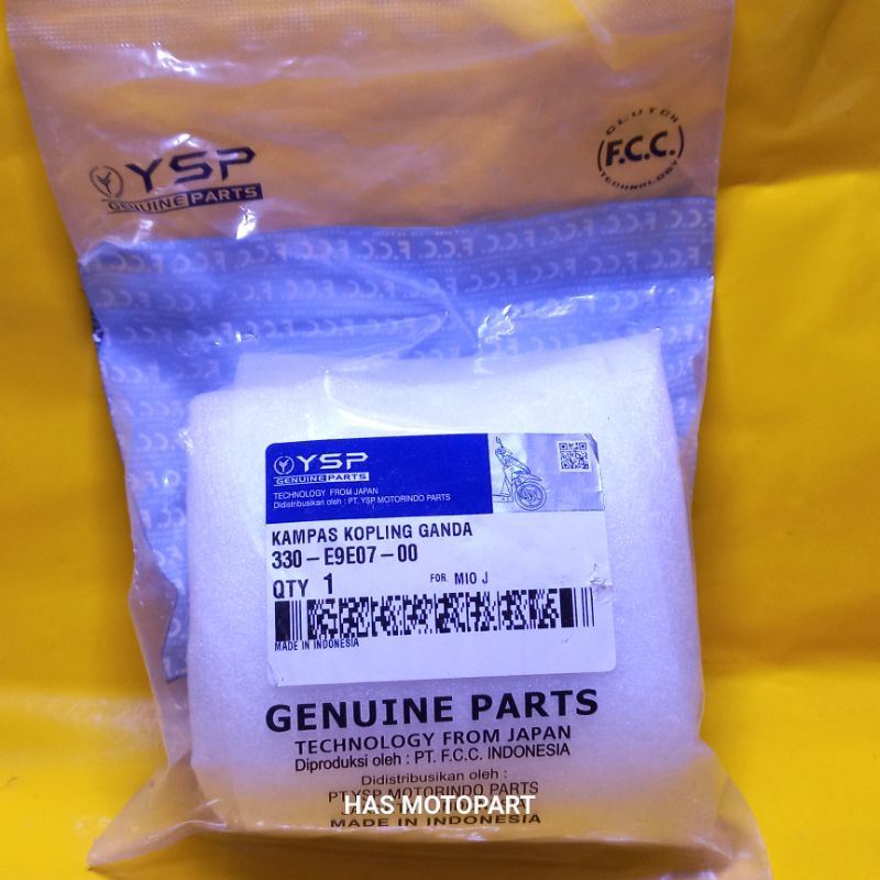 kampas ganda mio j ysp isi ori fcc