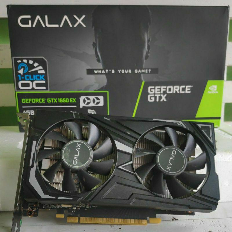 vga galax gtx 1650 4gb gddr5 oc no pin power