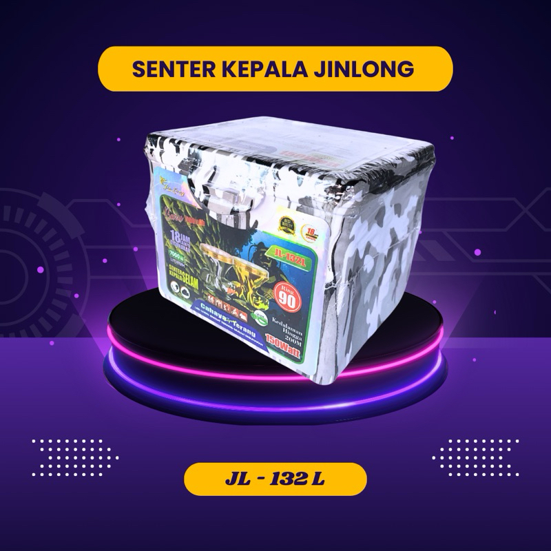 Senter kepala selam waterproof jinlong jl-132 l