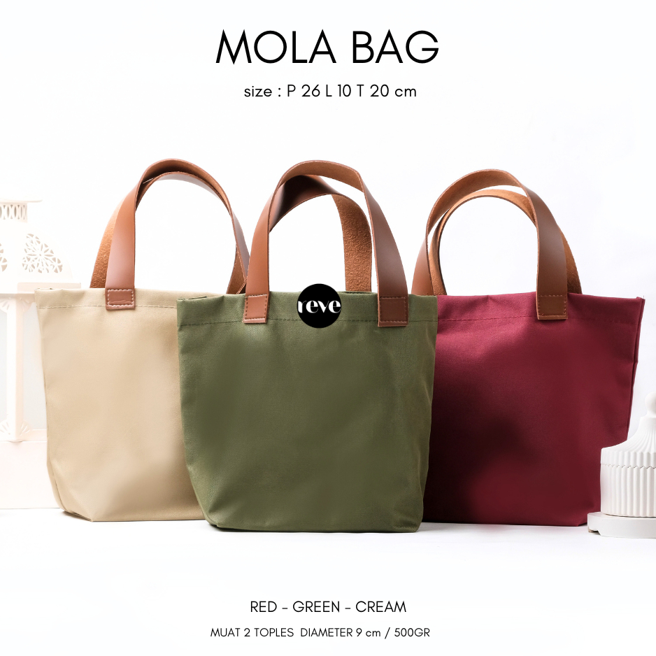 

MOLA bag tas hampers goodie bag 26x10x20 tahan air event birthday kawinan idul fitri natal