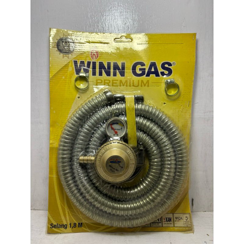 Regulator + Selang gas Winn Gas Premium