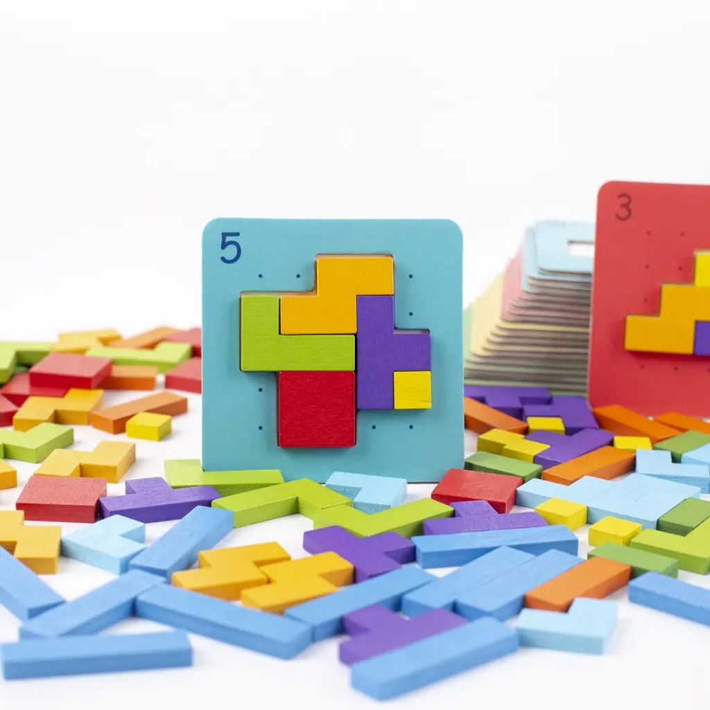 Jualan Grosir - Mainan Kreatif Anak Quick Puzzle Menyusun Bentuk dan Warna