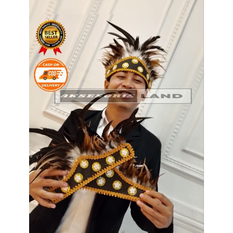 Mahkota Dayak Suku Dayak, Mahkota Bulu Dayak