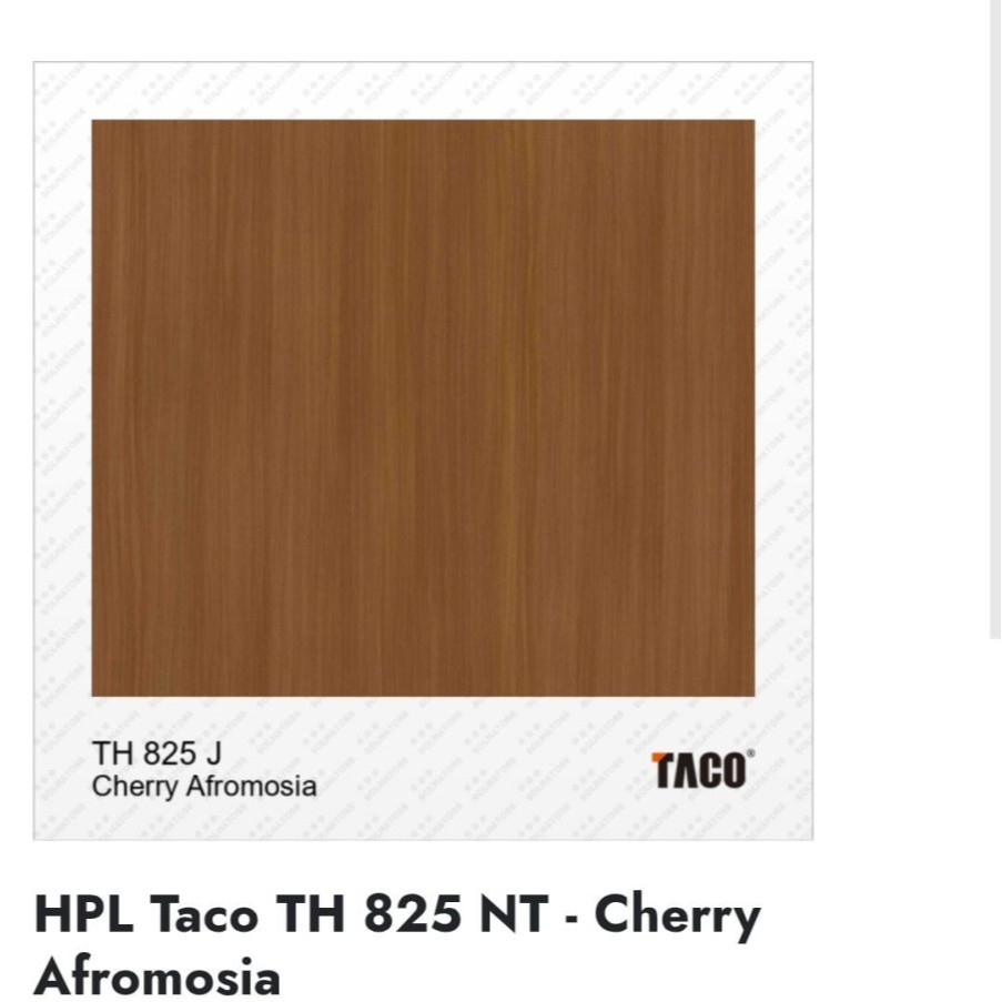 TACO HPL WOODGRAIN TH 825 NT CHERRY AFROMOSIA
