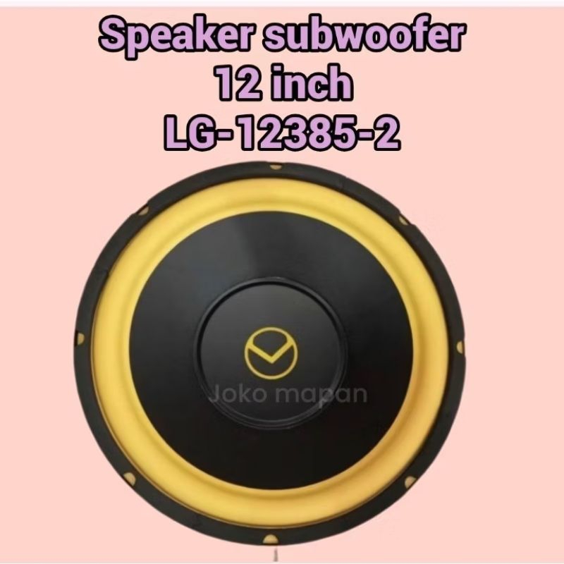 Speaker Sparta series by Legacy 12 inch 12" 12385-2 subwoofer double coil