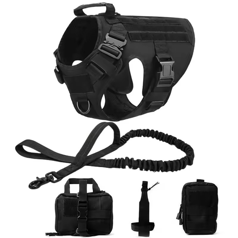 Harnes Anjing Besar HARX3 / Dog Harness Ryu K9 Harness Rompi Professional Tactical Dog Vest