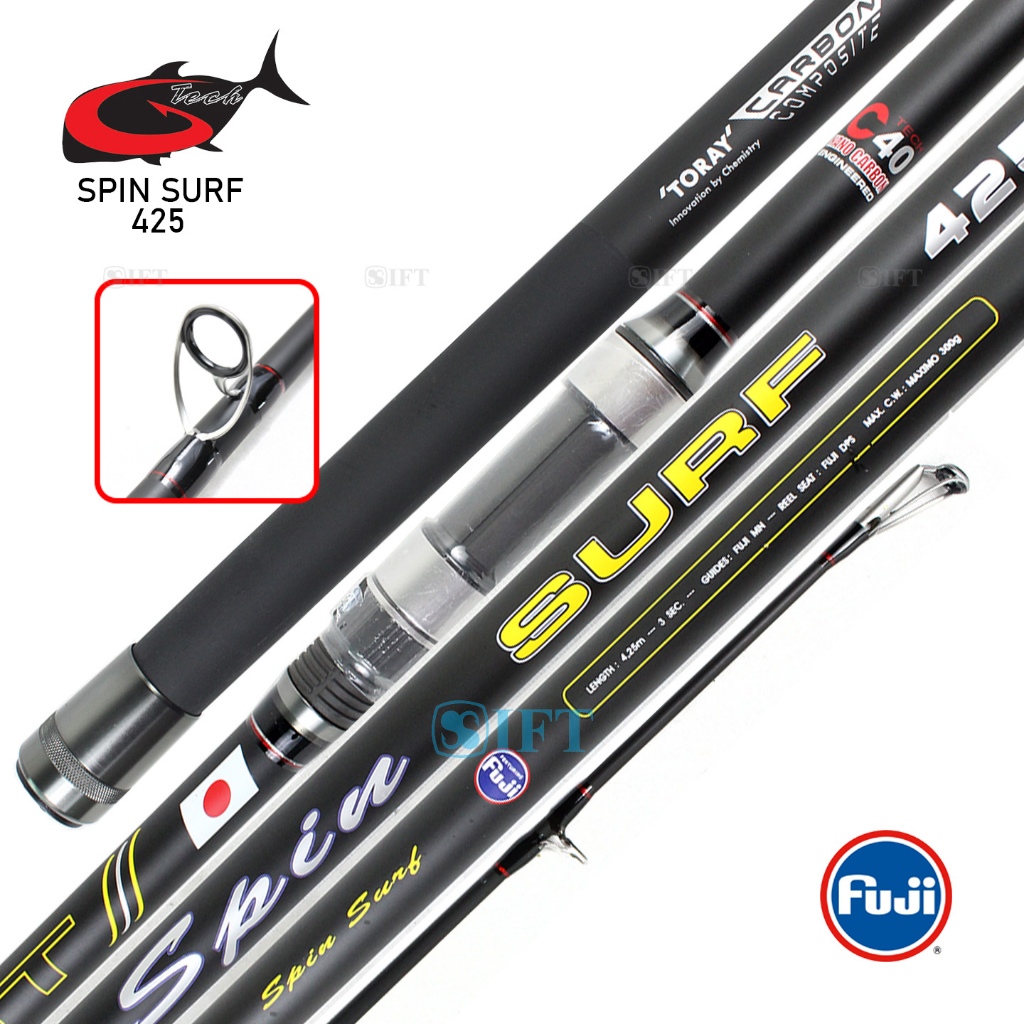 Joran G-TECH SPIN SURF 425 | Salt Water Japan | Rockfishing Pasiran Laut Resmi GTech | IFT STORE