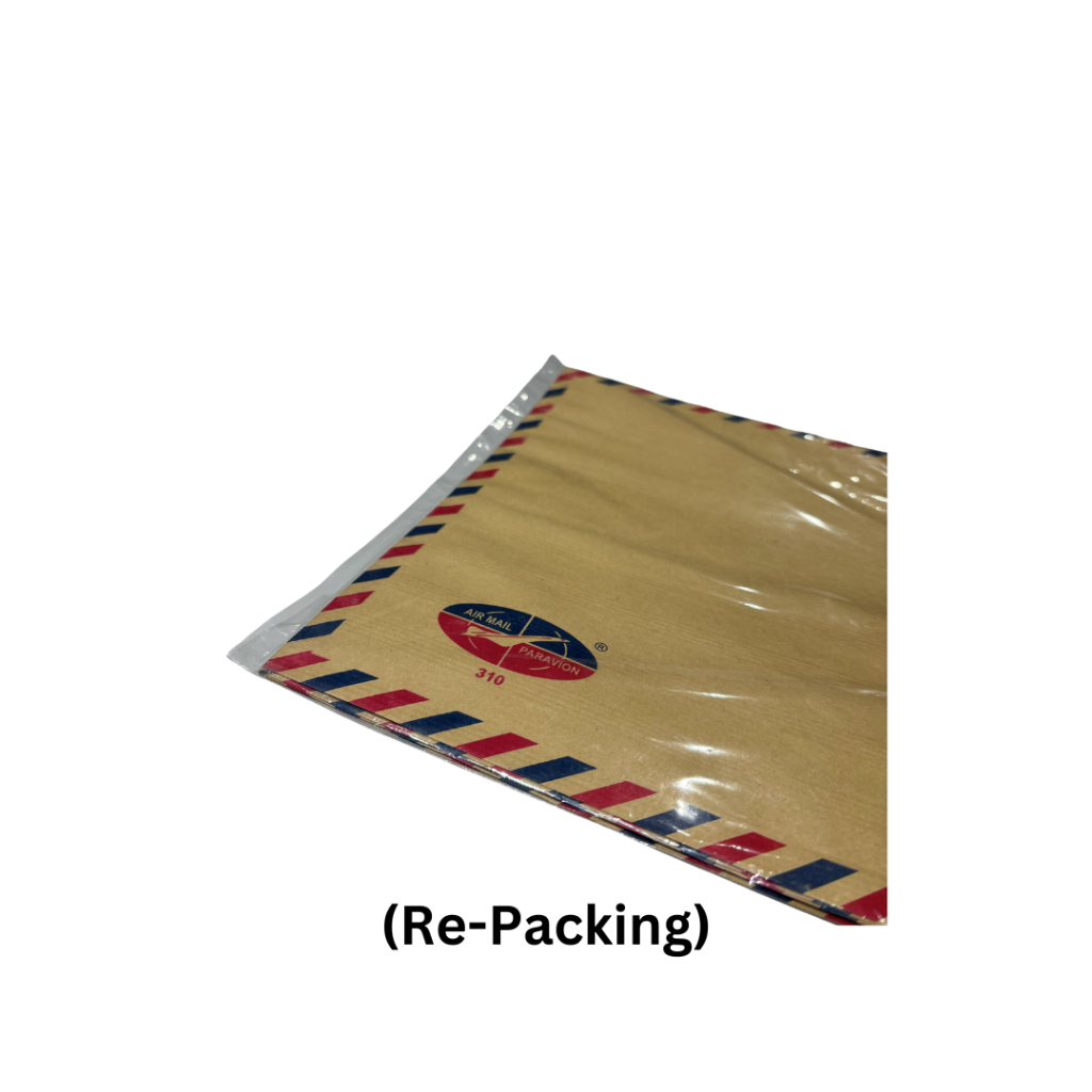 

Amplop Coklat Tali Airmail 310/ 25 x 35 cm/ 10 Lbr (Re-pack) & 50 Lembar - Pak