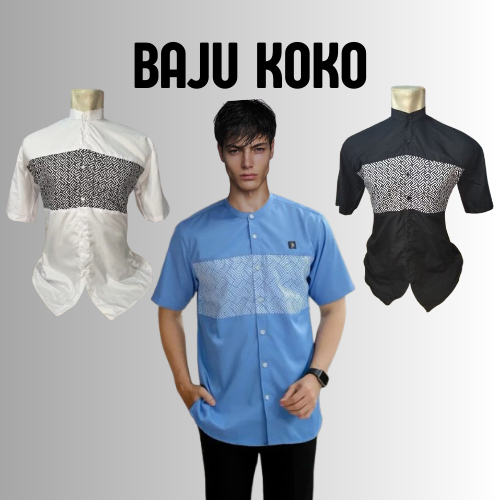 Baju Koko Kurta Pria Dewasa  Motif Kotak Catur Original Fashion Muslim Pria