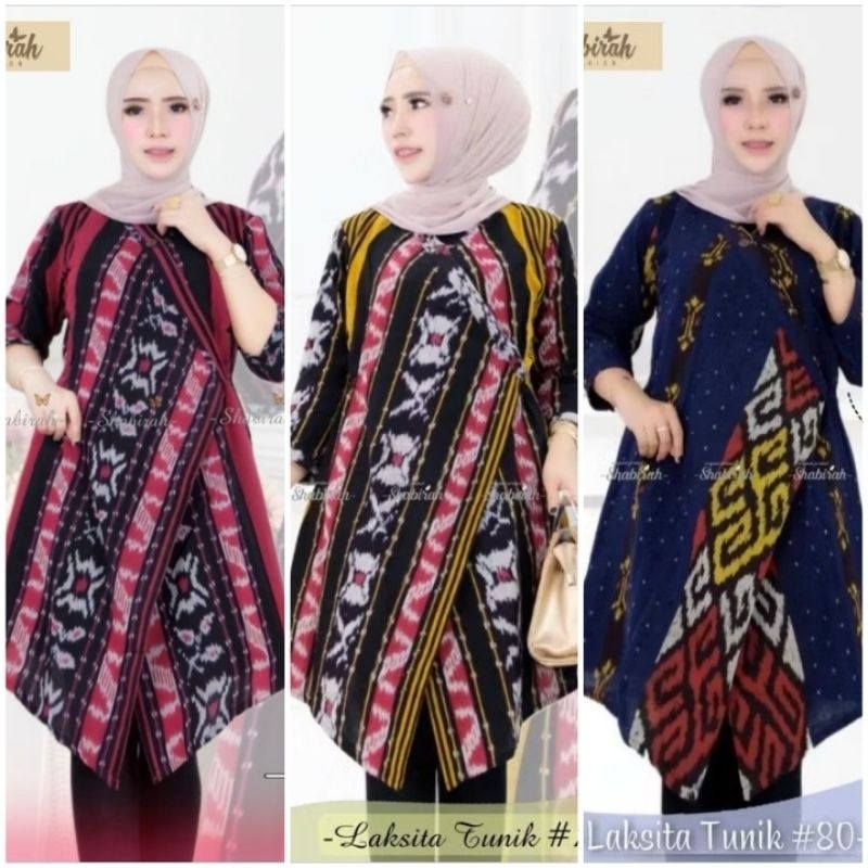 Tunik Laksita / tunik tenun viral